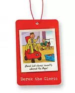 Derek the Cleric Car Air Freshener