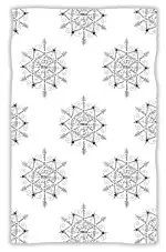 Meghan Earle Christmas Snowflake Tea Towel