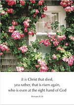 Greetings Cards: 'It is Christ that…' Ro. 8.34