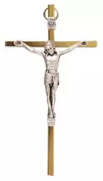 4 1/2" Metal Crucifix