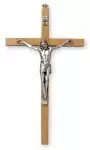 6 1/4 inch Beech Wood Crucifix