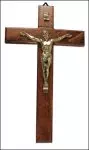 11 Inch Wood Crucifix