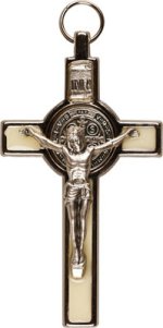 3" Luminous Benedict Crucifix