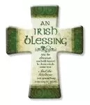 Irish Blessing Porcelain Message Cross