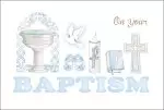 Boy's On Your Baptism - Single Card