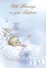 Boy's On Your Baptism - Single Card