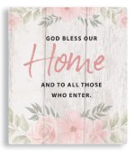 God Bless Our Home Plaque