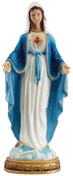 Resin/Fibreglass Statue/Coloured/S.H. of Mary 24 inch