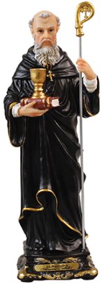 5" Saint Benedict Florentine Statue