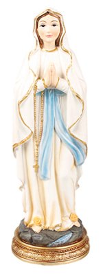 5" Our Lady Of Lourdes Renaissance Statue