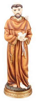 5" Saint Francis Renaissance Statue