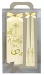 8" Gift Boxed Ivory Wedding Candle