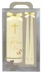 8" Gift Boxed Ivory Wedding Candle