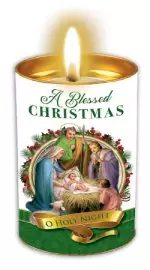 O Holy Night Nativity Candle