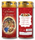 Christmas Blessing Windproof Cap Candle