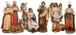 10 Piece 6" Resin Nativity Set