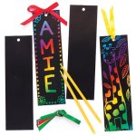 Scratch Art Bookmarks - Pack of 12