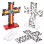 Cross Stand-up Suncatchers - Pack of 4