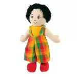 Boy doll - white skin black hair