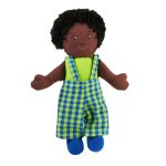 Boy doll - black skin black hair