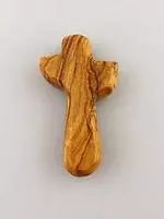 Mini Olivewood Holding Cross