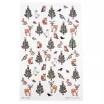 Winter Wildlife Tea Towel