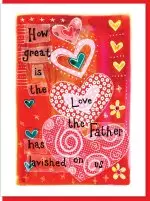 Lavished Love Greetings Card