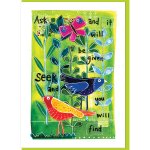 Ask & Seek Greetings Card