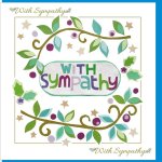 Sympathy Vine  Greetings Card