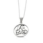 Sterling silver 'I AM LOVED' Pendant