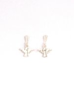 Sterling Silver  Angel Dropper Earrings