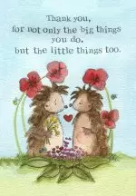 The little things Single Card