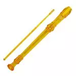 Yellow Descant Plastic Recorder