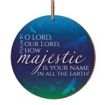 Majestic ceramic hanging decoration