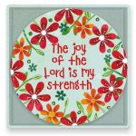 The Joy of the Lord - set of 4 ceramic coasters in gift box