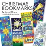 Christmas Colouring Bookmarks (pack of 10)