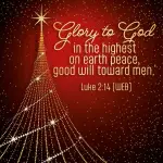 Glory To God Christmas Cards (Pack Of 10)