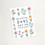 'Brighter Days' (Spring) Mini Card