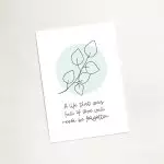 'Never Forgotten' (Flora) Mini Card