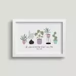 'Be Still' (House Jungle) 7x5 White Framed Print