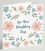 'On Your Wedding Day' Greeting Card & Envelope