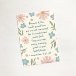 Great is Your Faithfulness (Dusky) - Christian Sharing Card