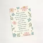 Great is Your Faithfulness (Dusky) - Christian Sharing Card