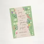 My Grace is Sufficient (Garden) - Christian Sharing Card