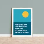 This is the Day that the Lord has Made Psalm 118 A4 Poster