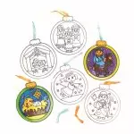 Nativity Suncatcher Baubles - Pack of 8