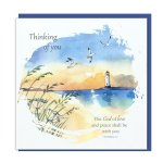 Thinking of you Lighthouse Single Card