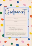 Godparent Certificate - Dots