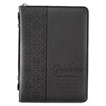 Large Guidance Black LuxLeather Bible Cover