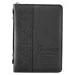 Large Guidance Black LuxLeather Bible Cover